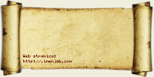 Danica Balzamović vizit kartica